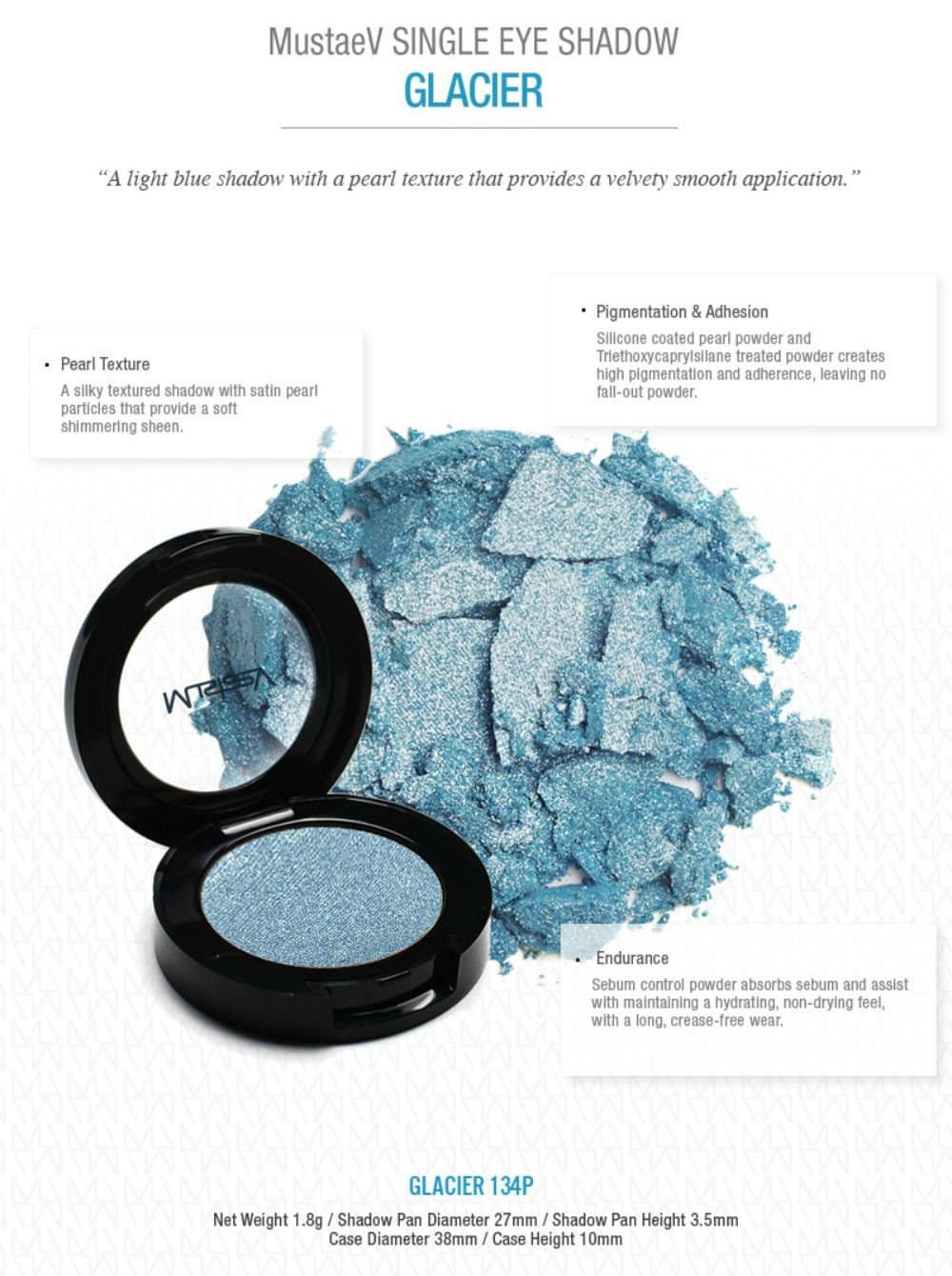 Mustaev Eyeshadow Glacier - Image 2