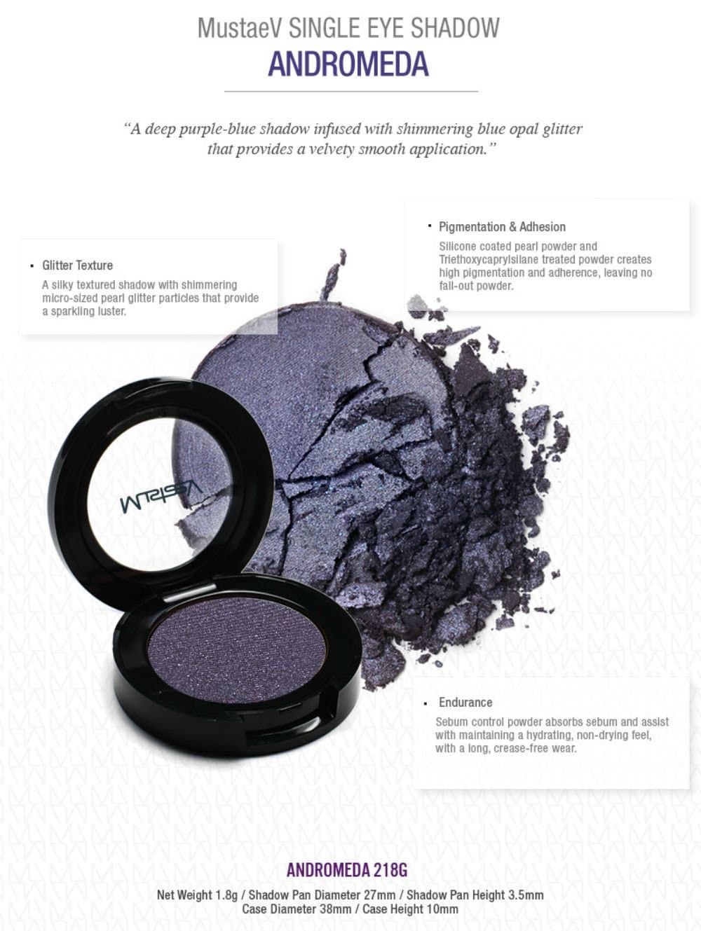 Mustaev Eyeshadows Andromeda - Image 2
