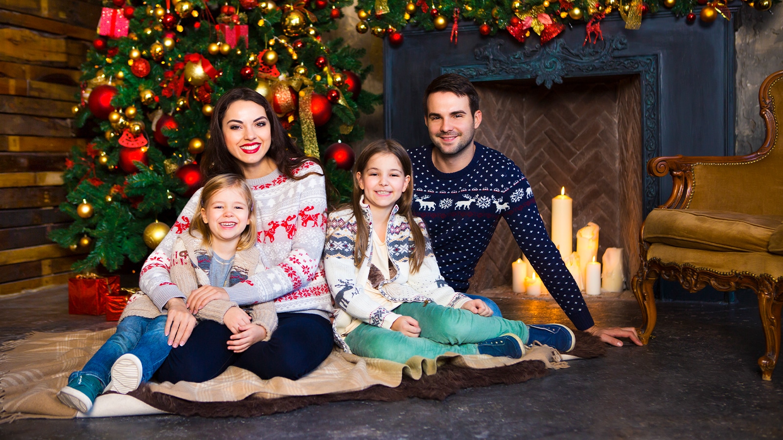 Family Holiday Photo