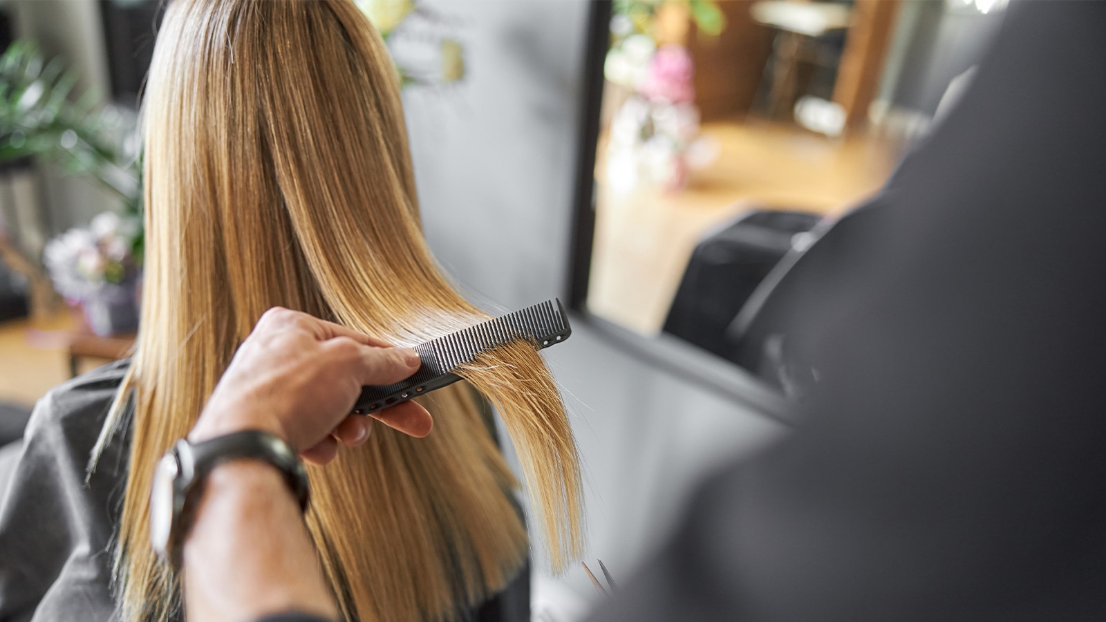 Hair Straightening Treatment Houston Blonde Hair