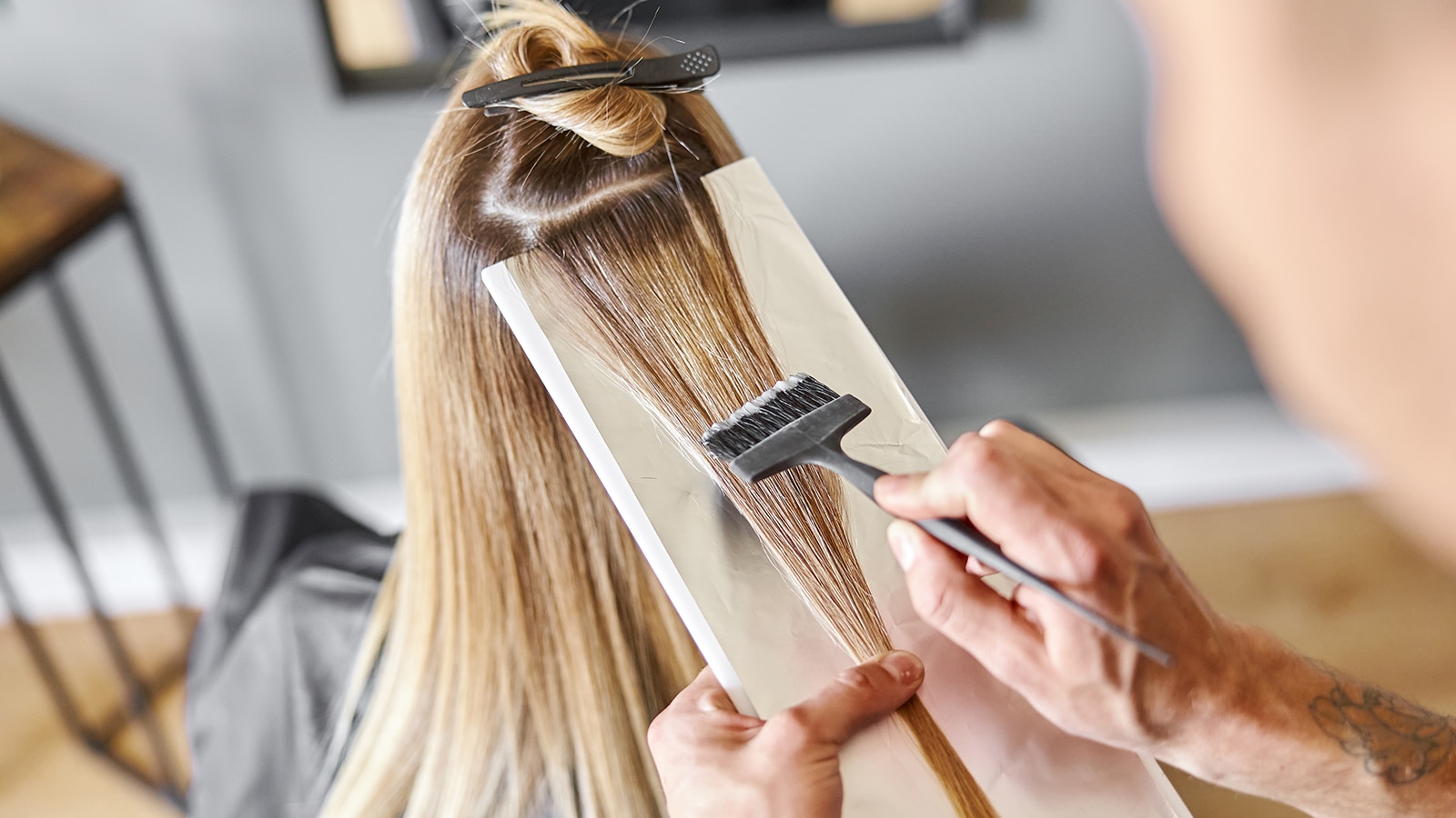 Balayage Hair Application