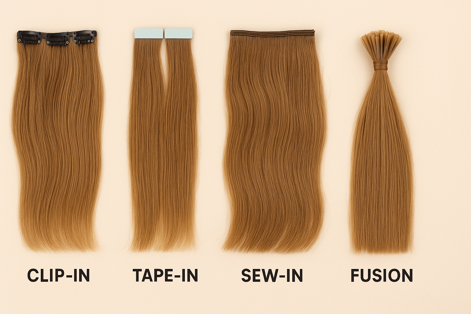 Different Types of Hair Extensions